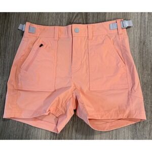 Stio Womens Cut Bank Shorts Size 2 Peach Hiking Biking Shorts EUC